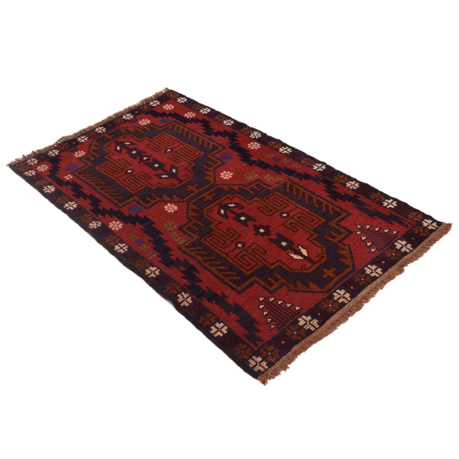 Tribal Baloch Rug 2' 9"x 4' 8" (ft) - No. W34223