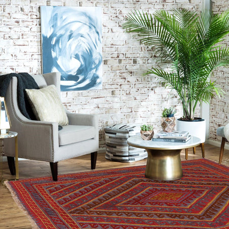 Small Square Rug 3' 11 x 4' 1 (ft) - No. w34224