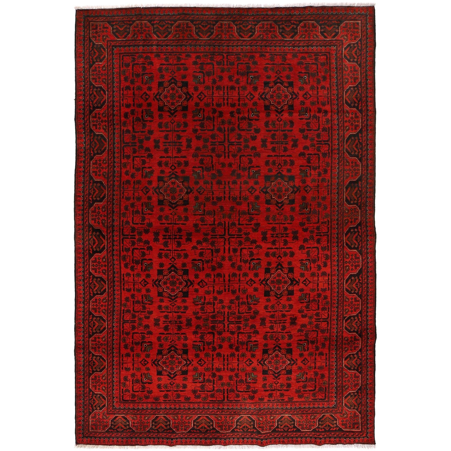 Oriental Khal Mohammadi Rug 6' 7" x 9' 10" (ft) - No. W34226