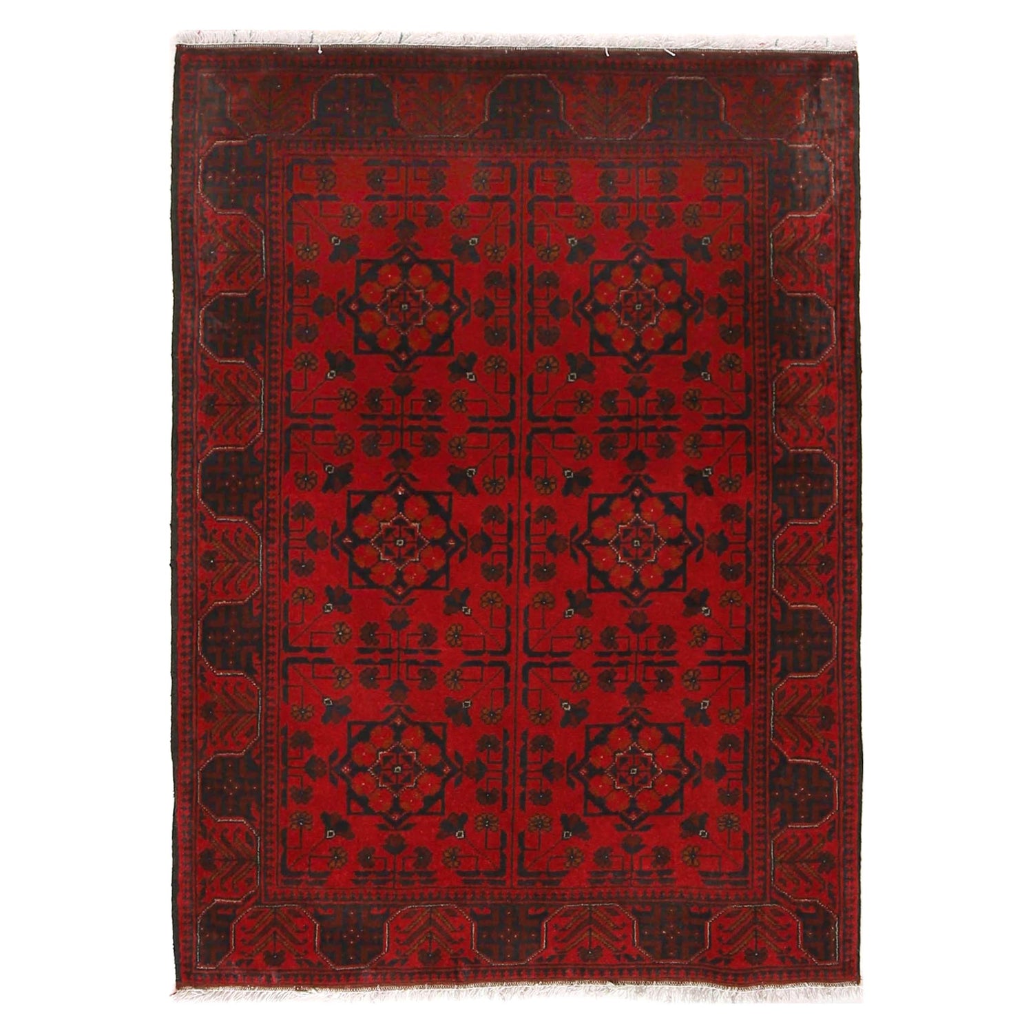 Oriental Khal Mohammadi Rug 3' 5" x 4' 7" (ft) - No. W34229