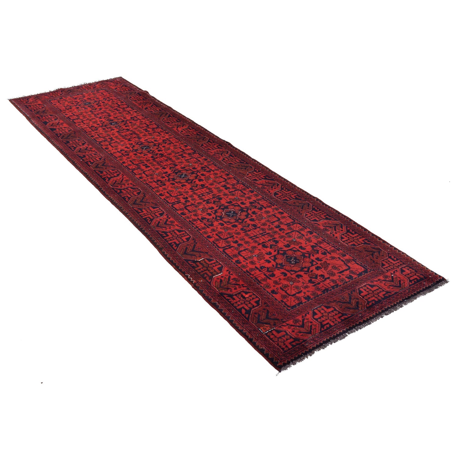 Handmade Khal Mohammadi Runner 2' 8" x 9' 7" (ft) - No. W34230