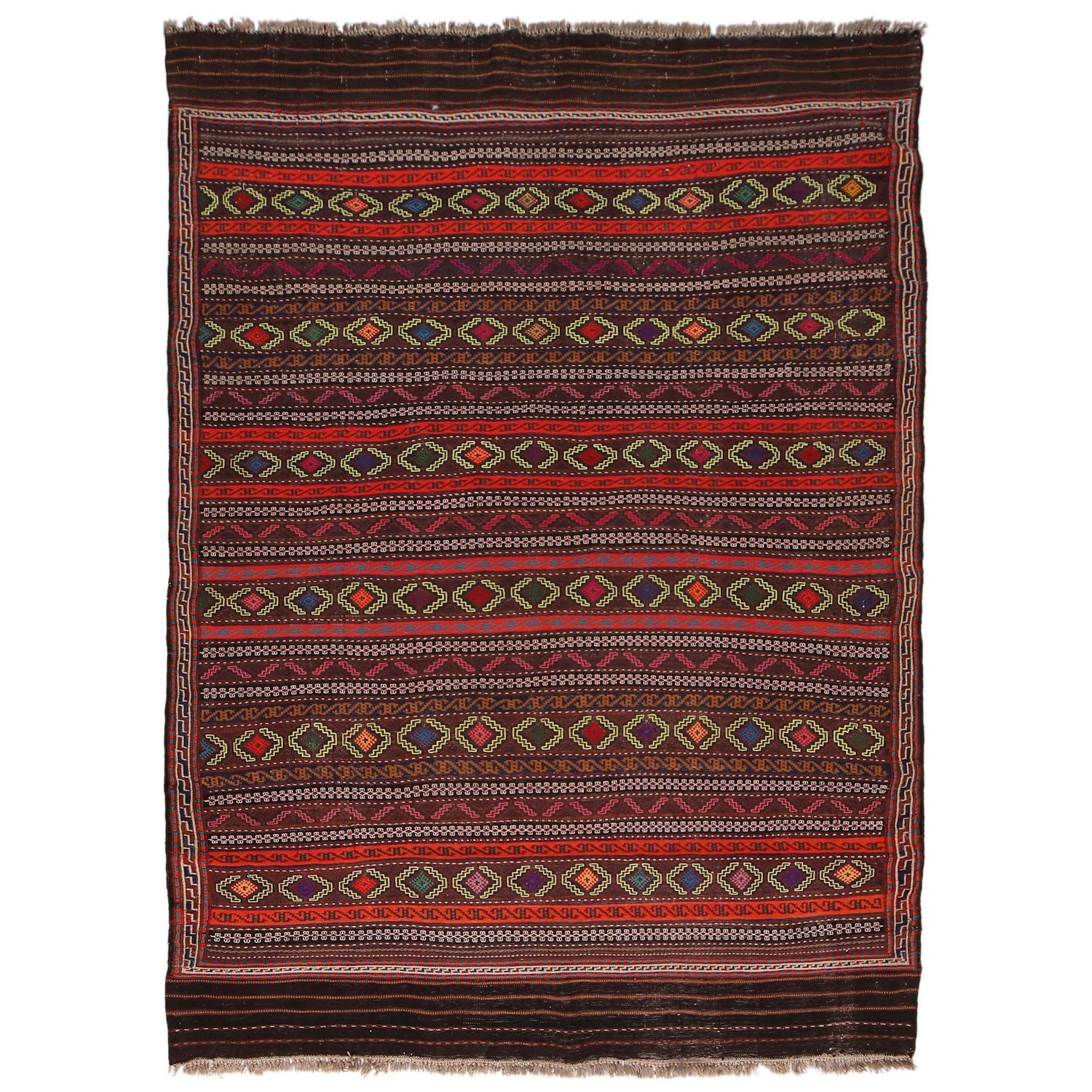 Office and Study Room Kilim 4' 9" x 6' 7" (ft) - No. W34373