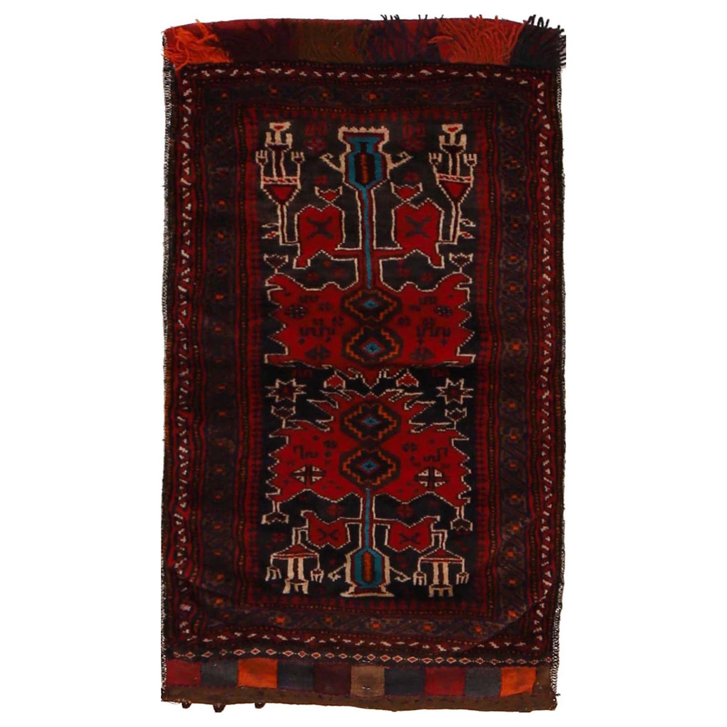 Hand Knotted Balisht Rug 1' 10" x 3' 3" (ft) - No. W34399
