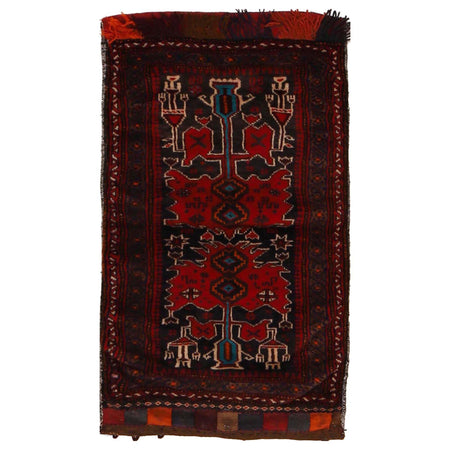 Hand Knotted Balisht Rug 1' 10" x 3' 3" (ft) - No. W34399