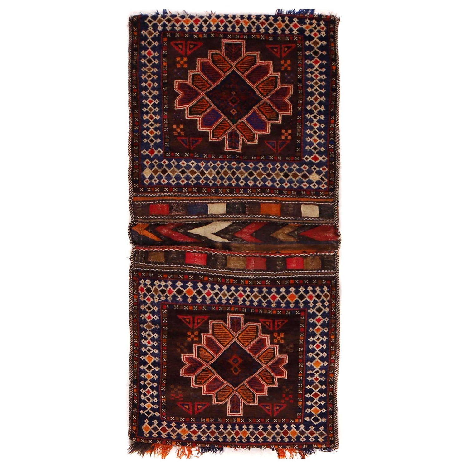 Kilim Saddlebag 2' 1" x 4' 4" (ft) - No. W34402