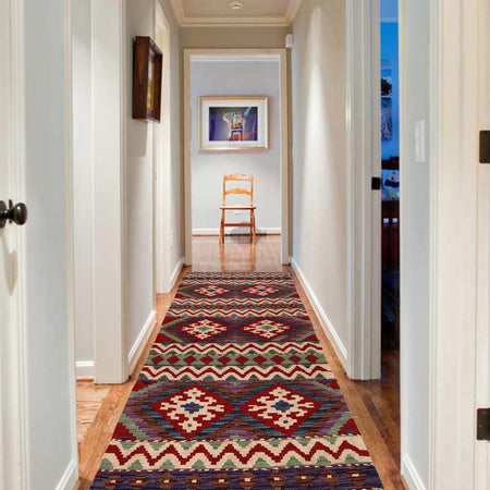 Vegetable Kilim Runner 2' 3" x 6' 1" (ft)- No. W34775