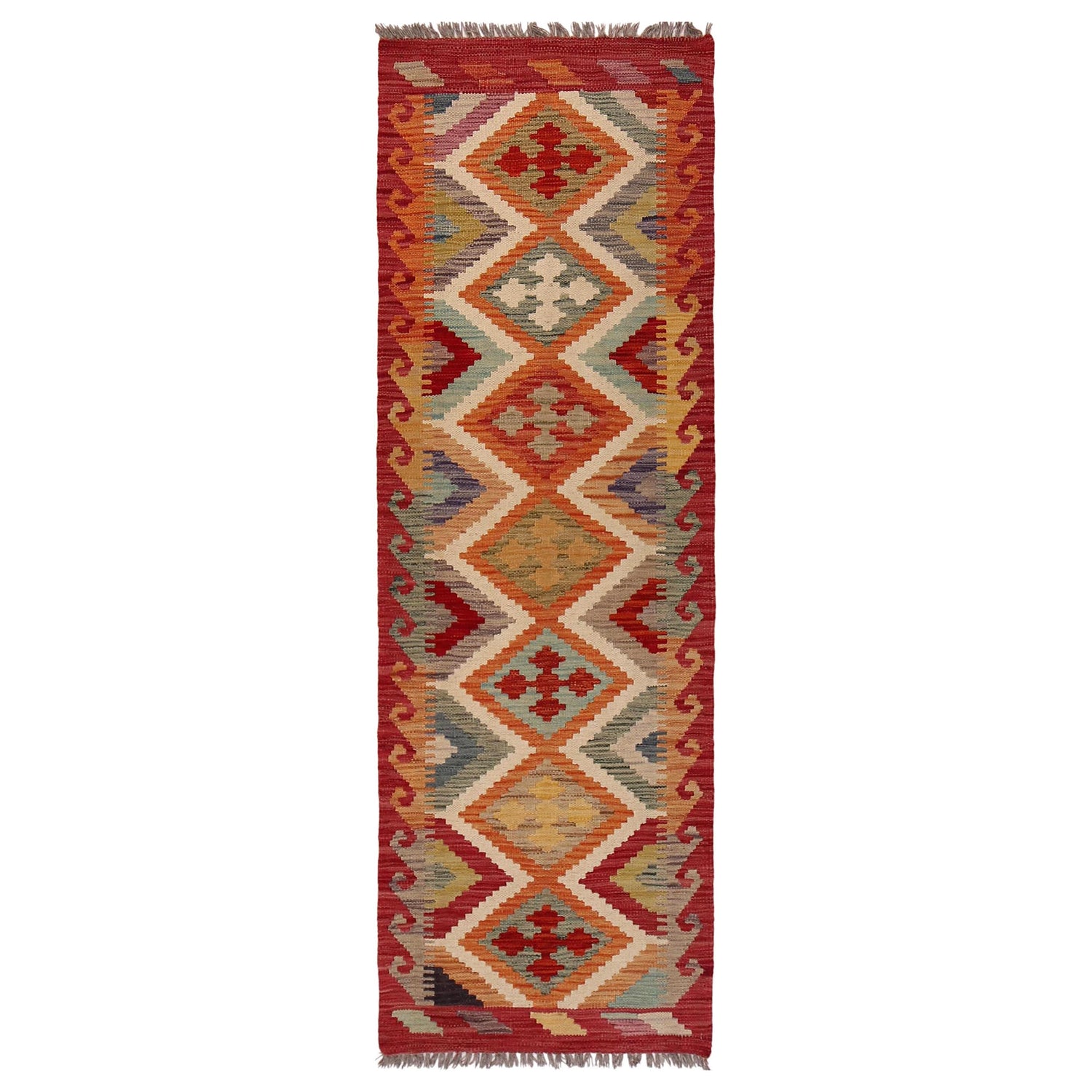 Vegetable Kilim Runner 2' 0" x 5' 0" (ft)- No. W34787