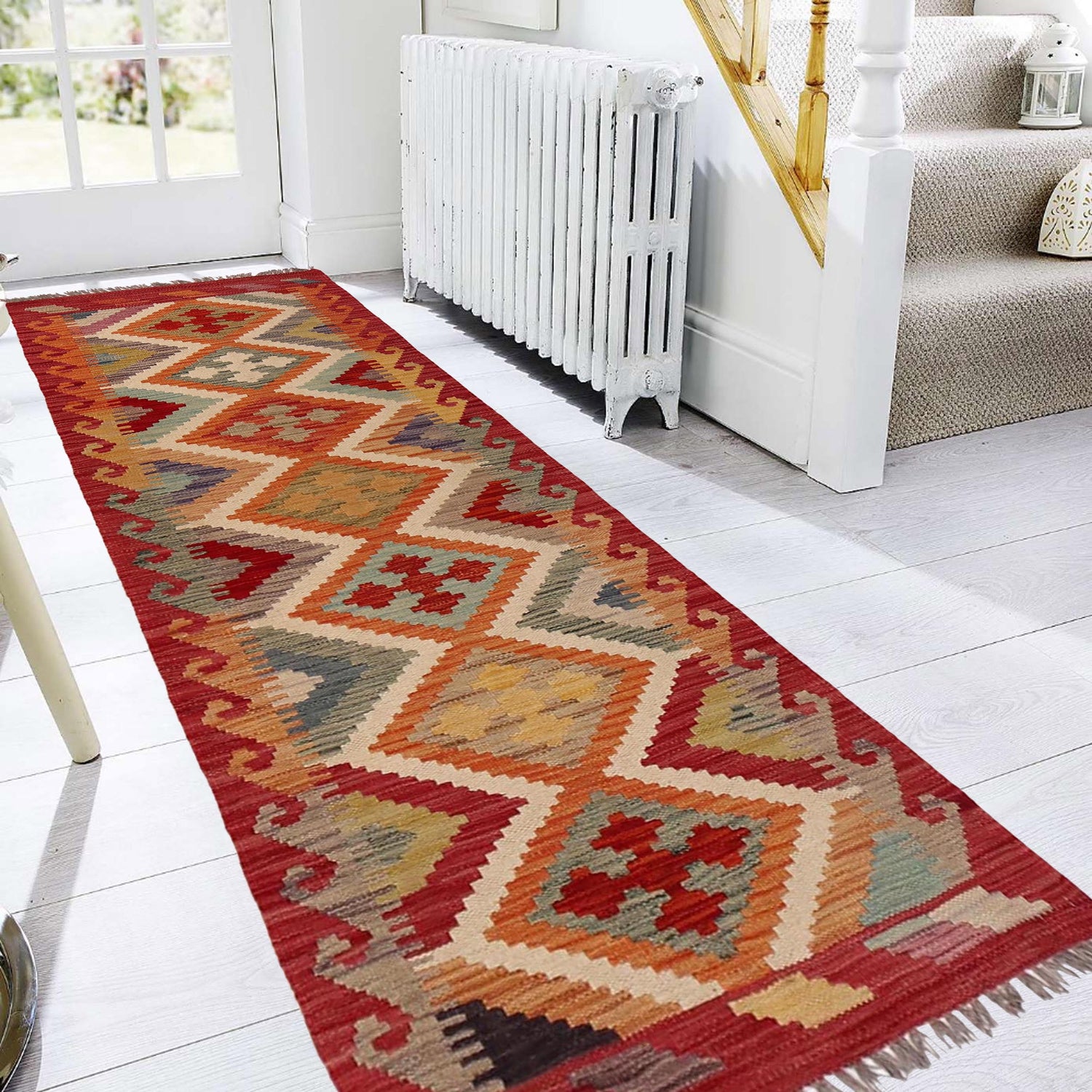 Vegetable Kilim Runner 2' 0" x 5' 0" (ft)- No. W34787