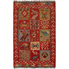 Handmade Vegetable Kilim 3' 0"  x 4' 9" (ft) - No. W34802