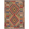 Handmade Vegetable Kilim 3' 3 x 4' 9 (ft) - No. w34843