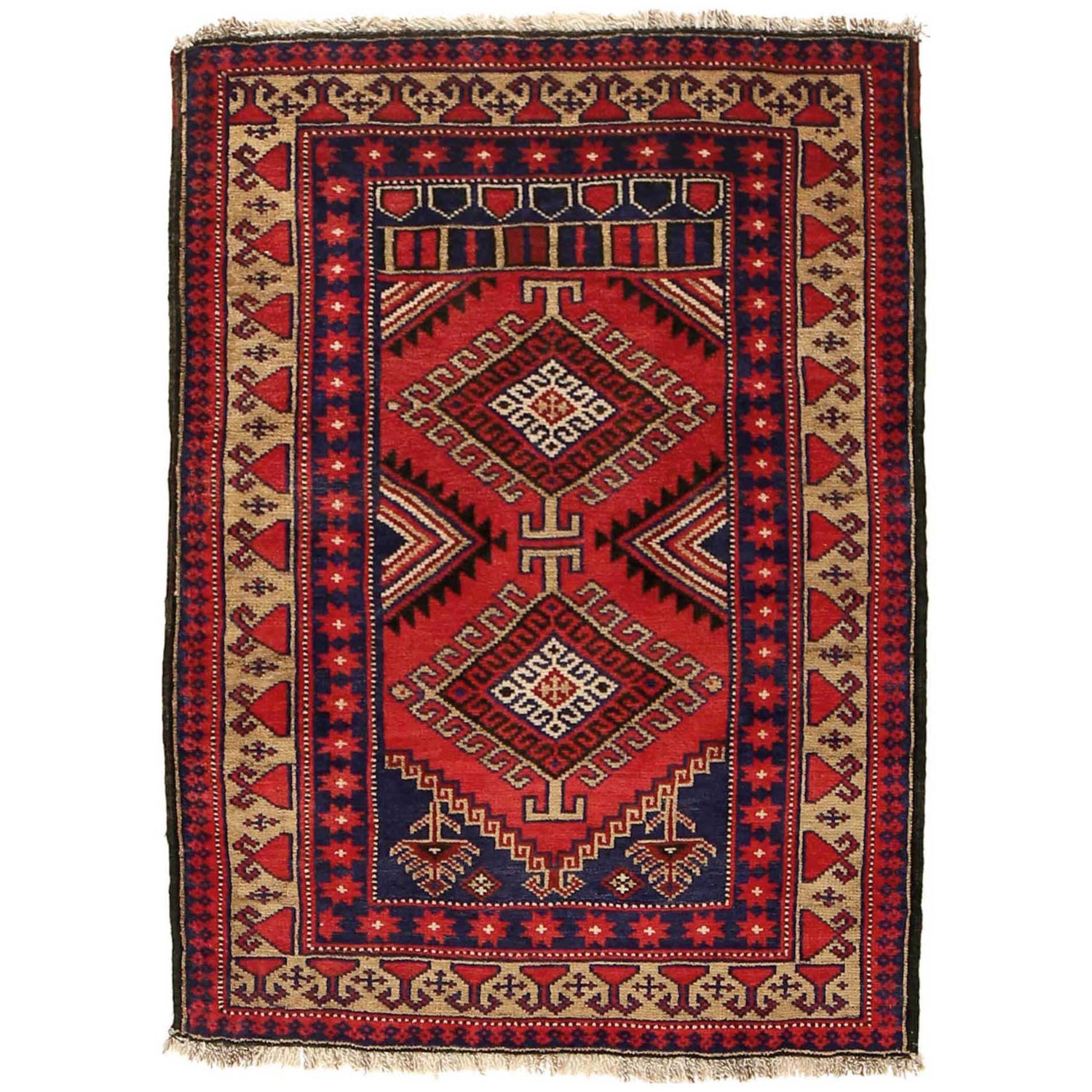 Baluch Small Size Rug 2' 10 x 3' 10 (ft) - No. W35149