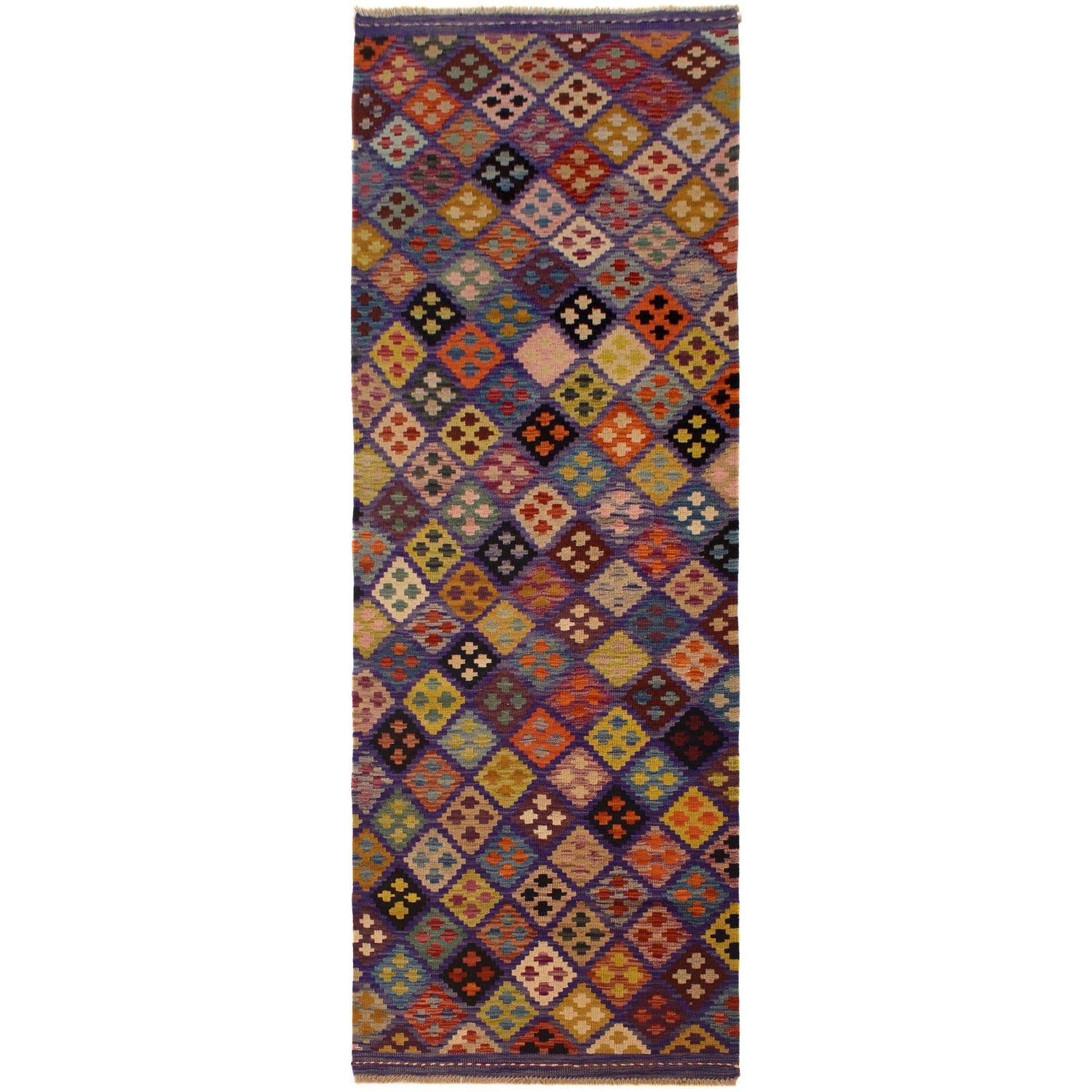 Vegetable Kilim Runner 2' 10" x 9' 9" (ft) - No. W35529