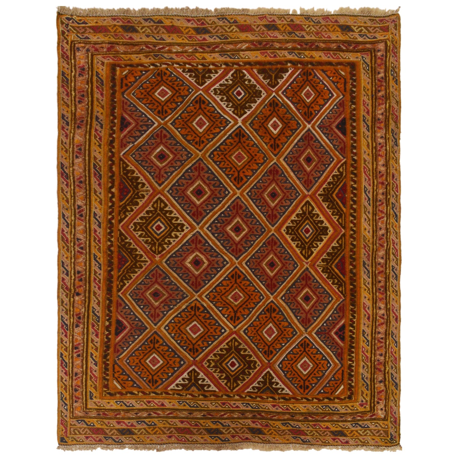 Luxury Kilim Rug 3' 1" x 4' 0" (ft) - No. W35627