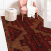 Brown Color Baluchi Rug 2' 11" x 4' 5" (ft) - No. W35777