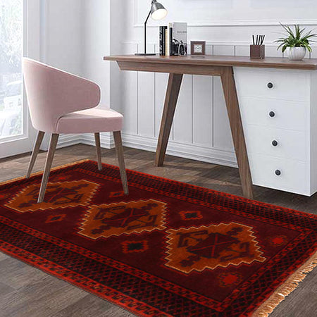 Hand Knotted Baluchi Rug 2' 10"x 4' 8" (ft) - No. W35786