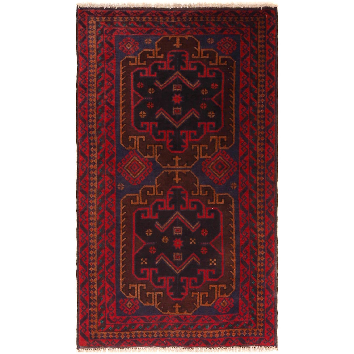 Baluch Small Size Rug 2' 11"x 5' 0" (ft) - No. W35864