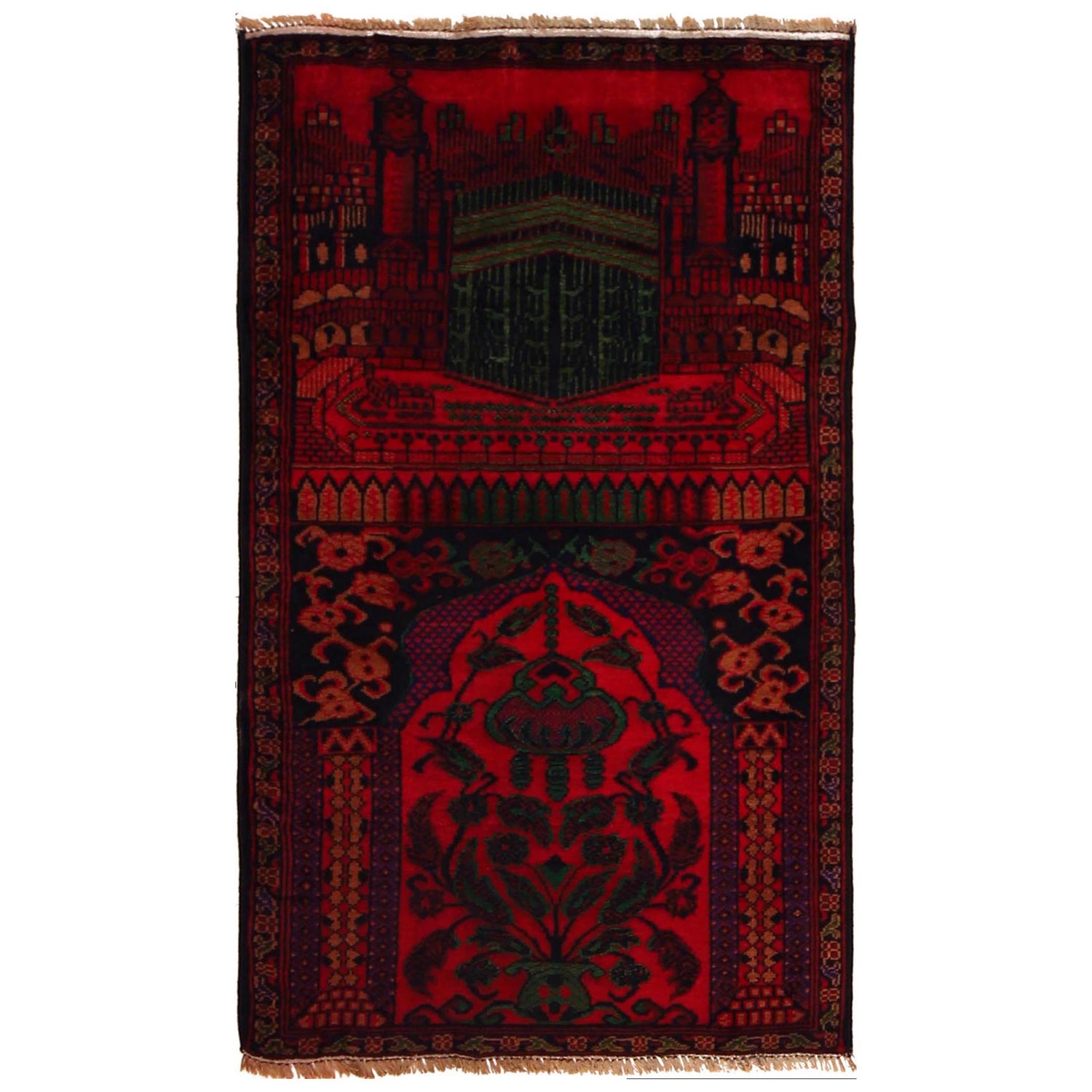 Handmade Jaye Namaz 2' 6" x 4' 3" (ft) - No. W35893