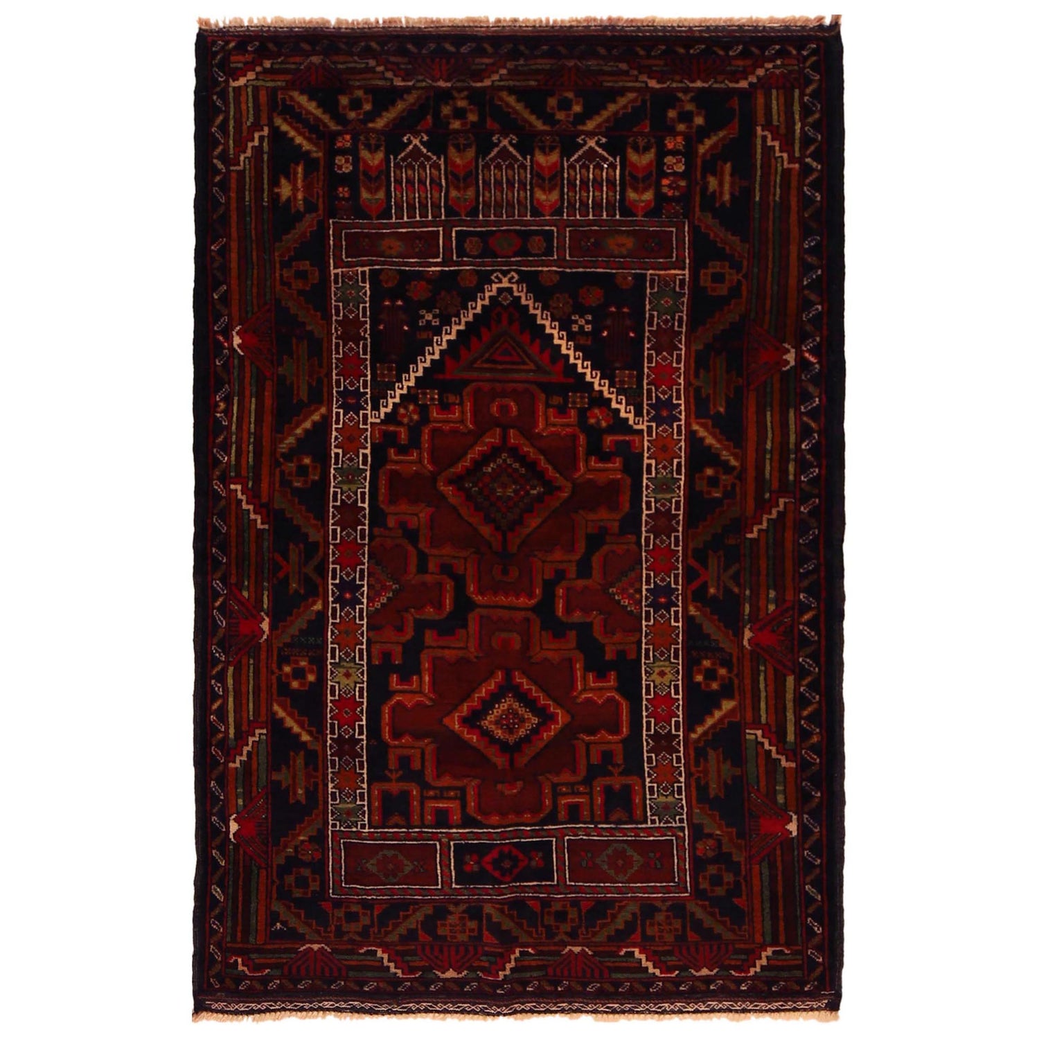 Jai Namaz 2' 10" x 4' 2" (ft) - No. W35894