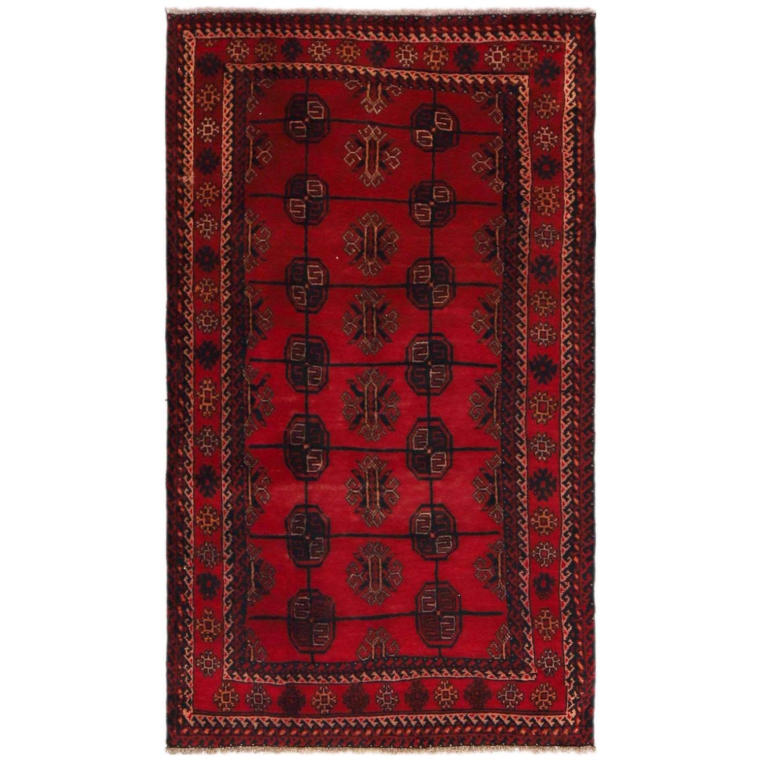 Hand Knotted Baluchi Rug 2' 11" x 4' 11" (ft) -No W35896