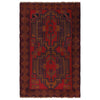 Red Color Baluchi Rug 2' 9" x 4' 5" (ft) - No. W35900