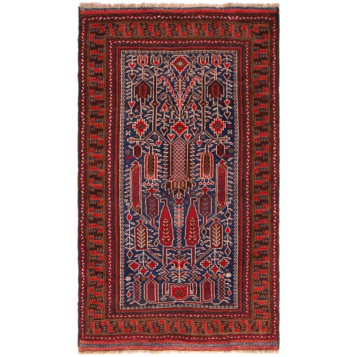 Baluch Small Size Rug 2' 11" x 4' 10" (ft) -No W35904