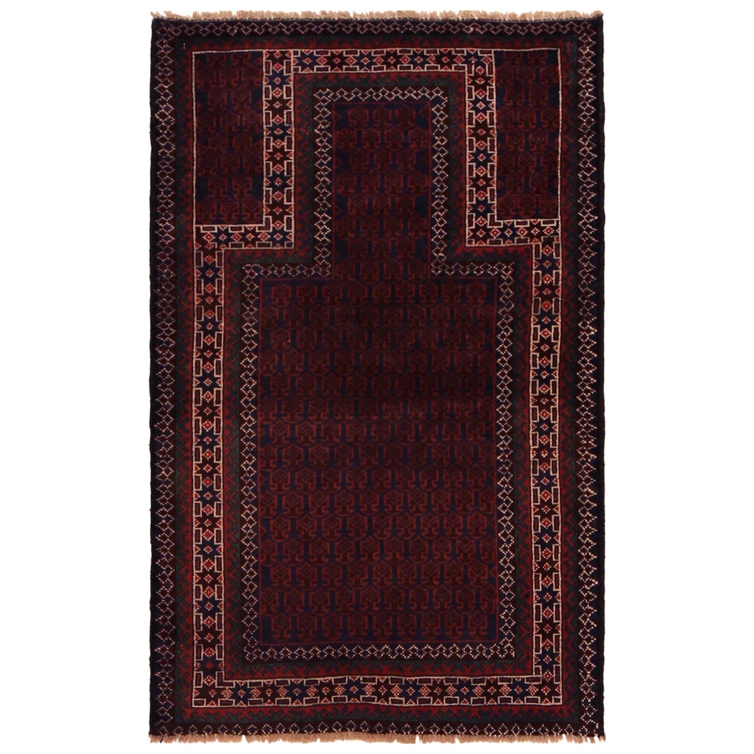 Prayer Mat 2' 11" x 4' 6" (ft) - No. W35905
