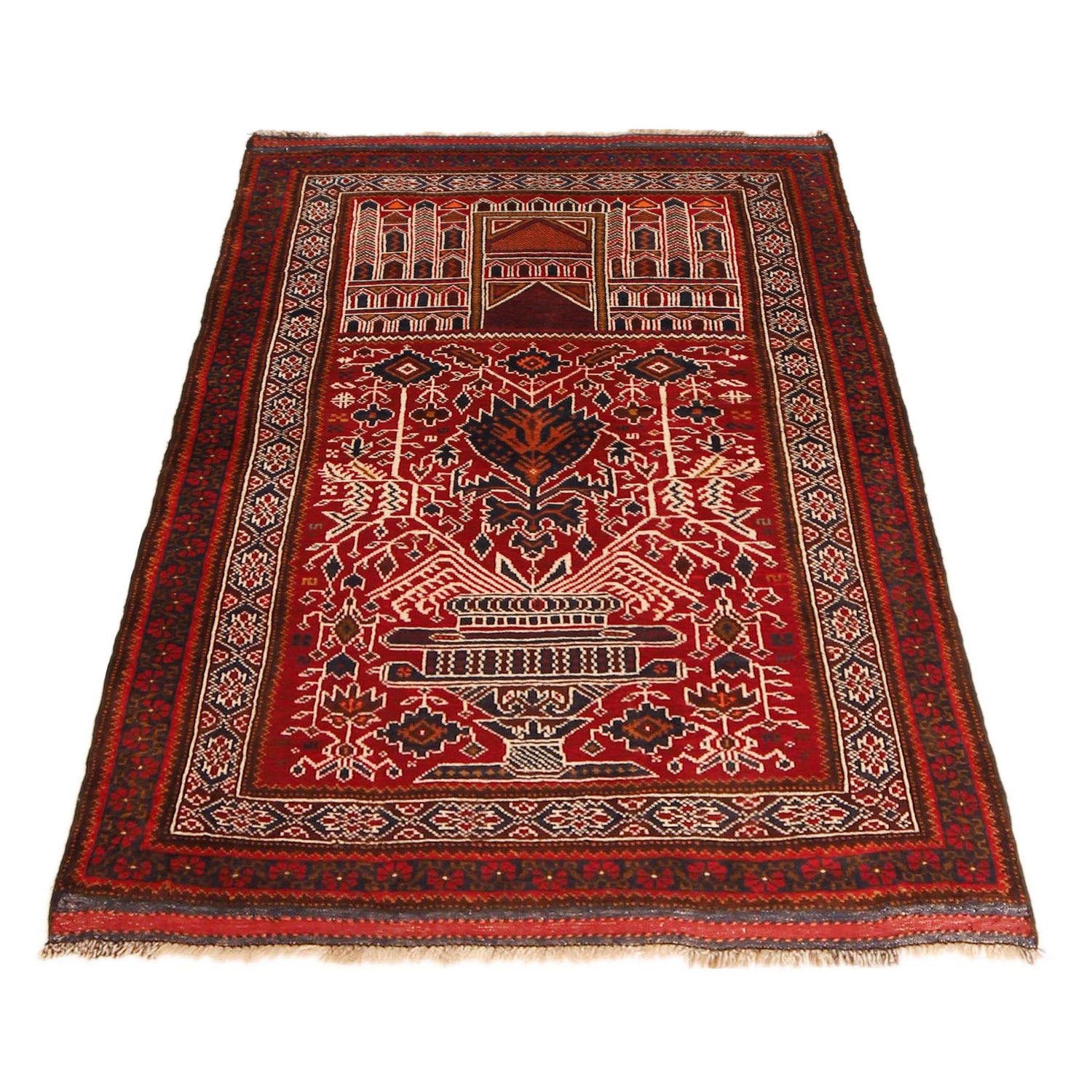 Fine Quality Prayer Rug 3' 4" x 4' 11" (ft) - No. W35910