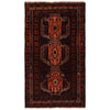 Hand Knotted Baluchi Rug 3' 2" x 5' 7" (ft) - No. W35926