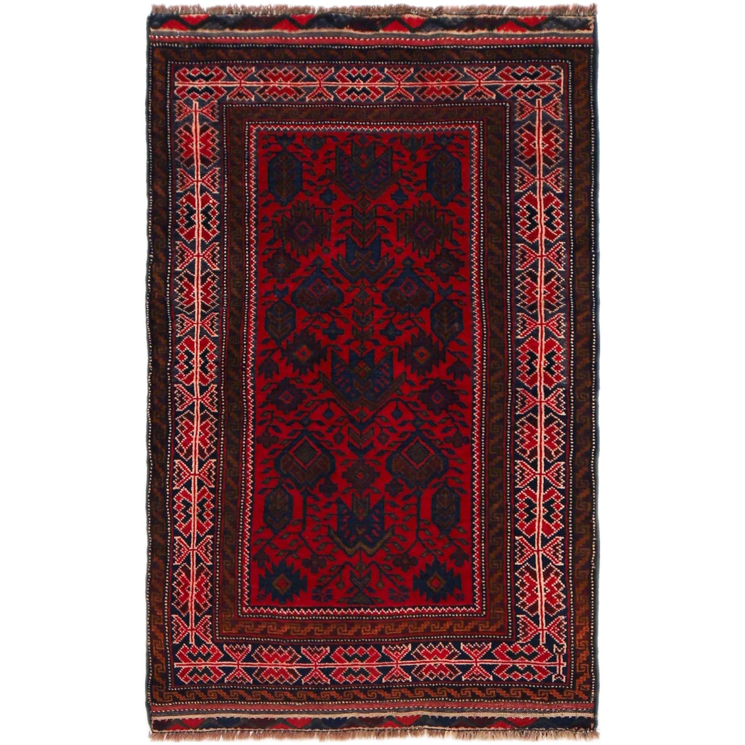 Handmade Balochi Rug 2' 11" x 4' 6" (ft) -No W35929