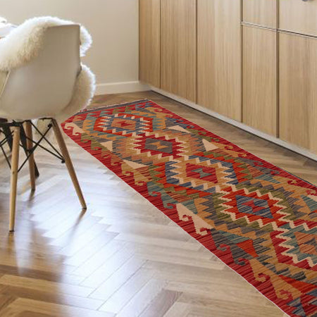 Vegetable Kelim Runner 1' 8" x 5' 1" (ft)- No. W35938