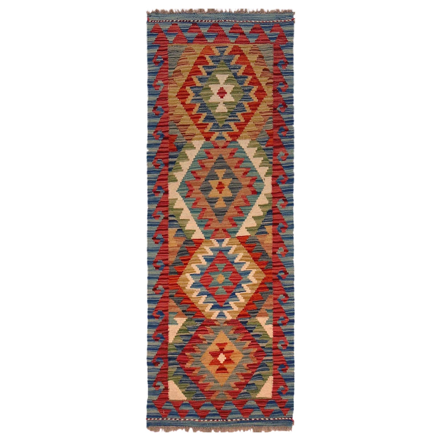 Vegetable Kilim Runner 1' 8" x 4' 11" (ft)- No. W35939