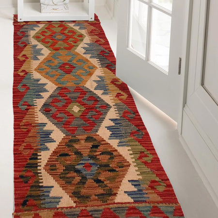 Vegetable Kelim Runner 1' 8" x 4' 11" (ft)- No. W35940