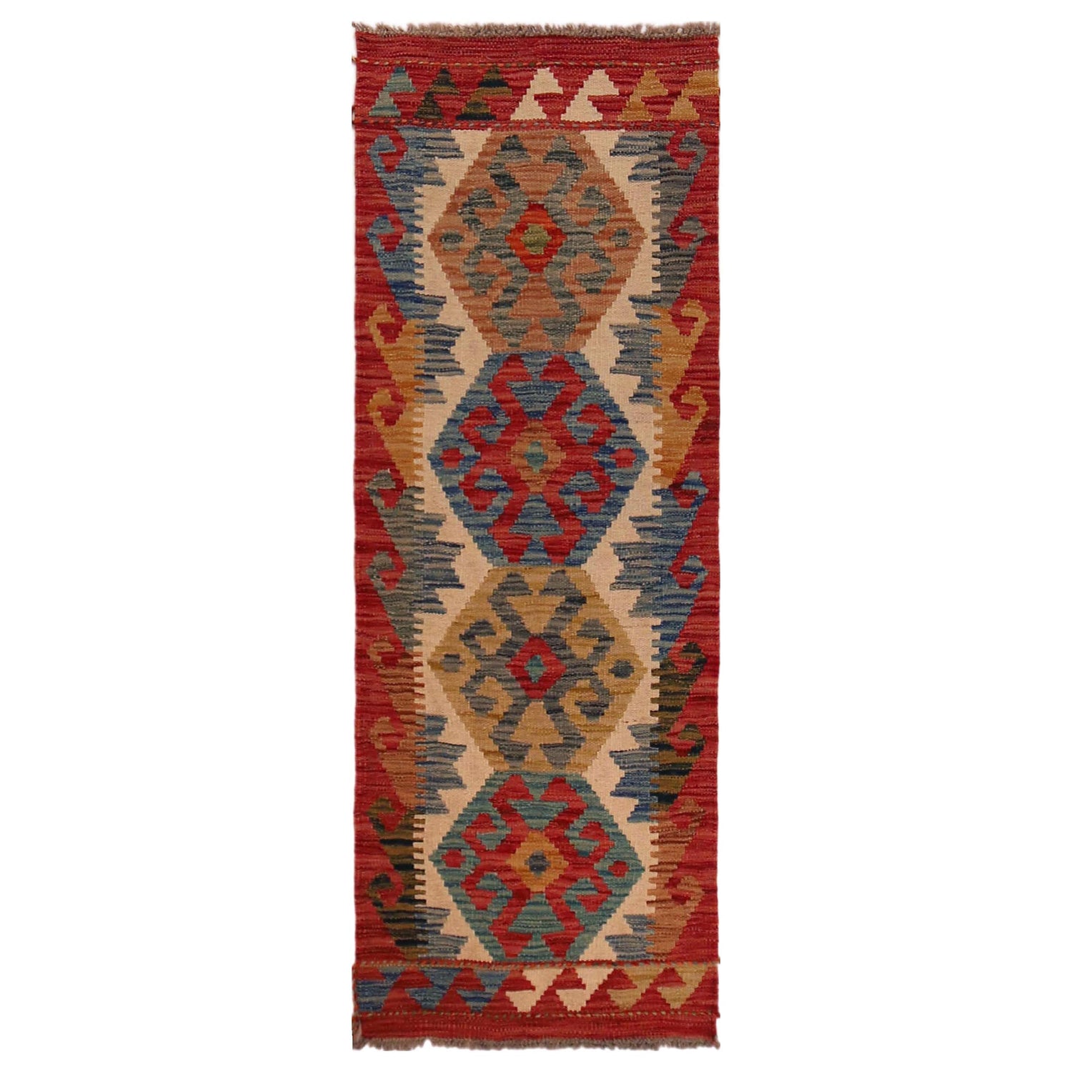 Vegetable Kilim Runner 1' 8" x 4' 11" (ft)- No. W35941