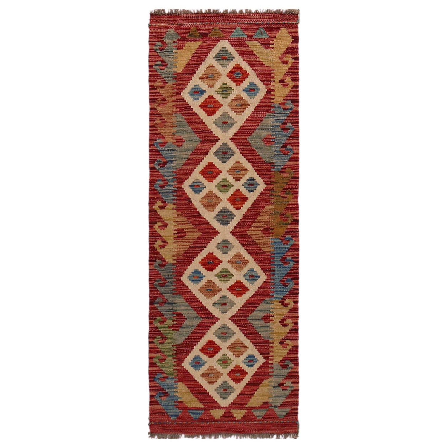 Vegetable Kelim Runner 1' 8" x 4' 11" (ft)- No. W35944