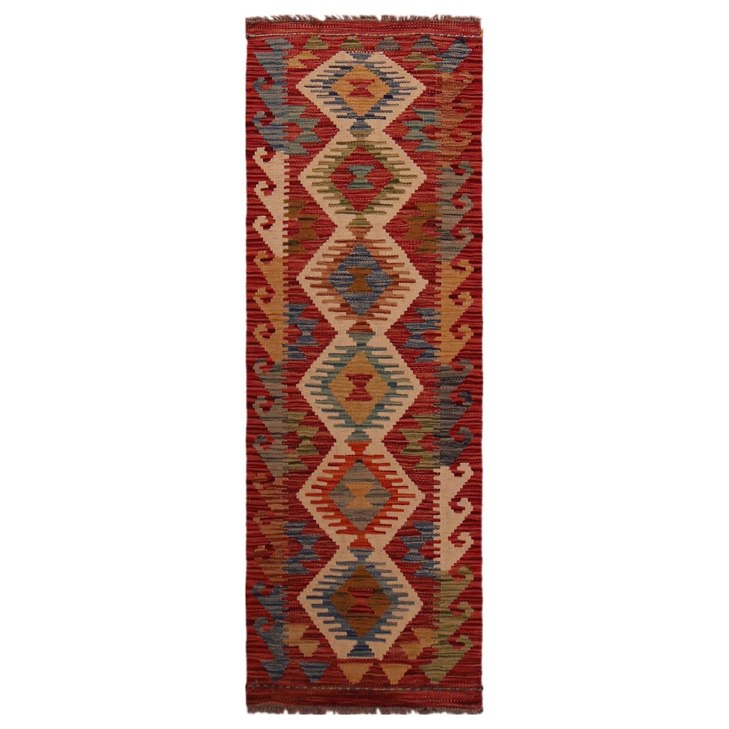 Vegetable Kilim Runner 1' 8" x 4' 11" (ft)- No. W35945