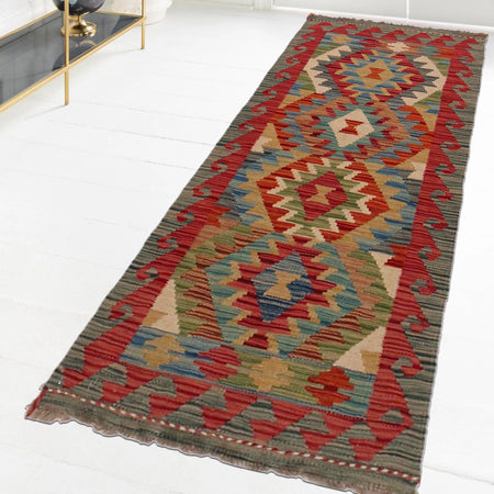 Vegetable Kilim Runner 1' 8" x 4' 8" (ft)- No. W35951