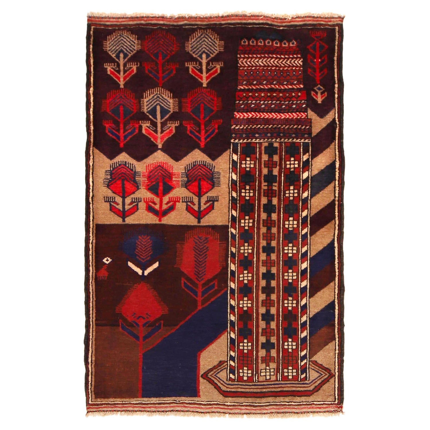 Hand Made Animal Picture Rug 2' 11" x 4' 6" (ft)- No. W36334