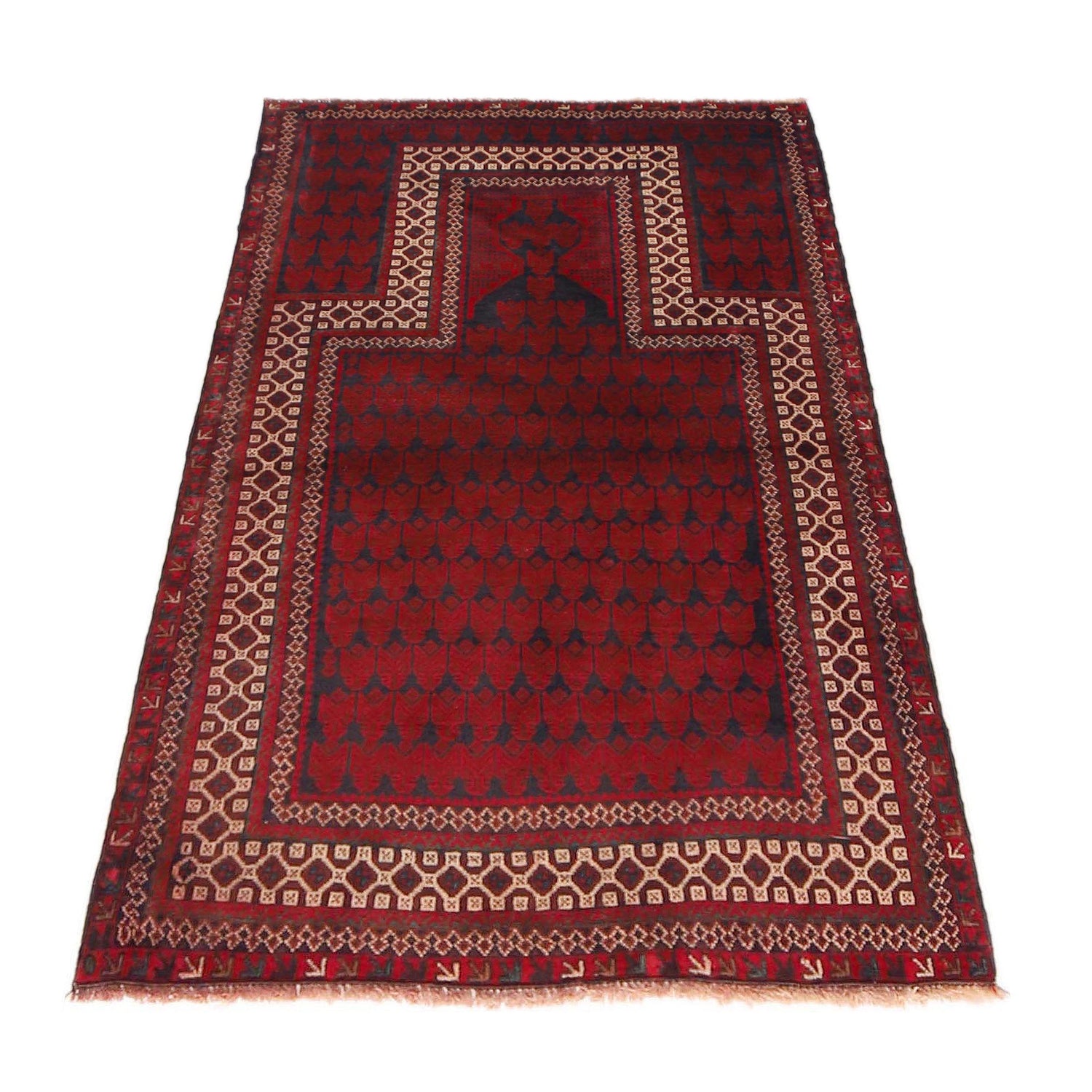 Small Prayer Rug 2' 10" x 4' 10" (ft) - No. W36336