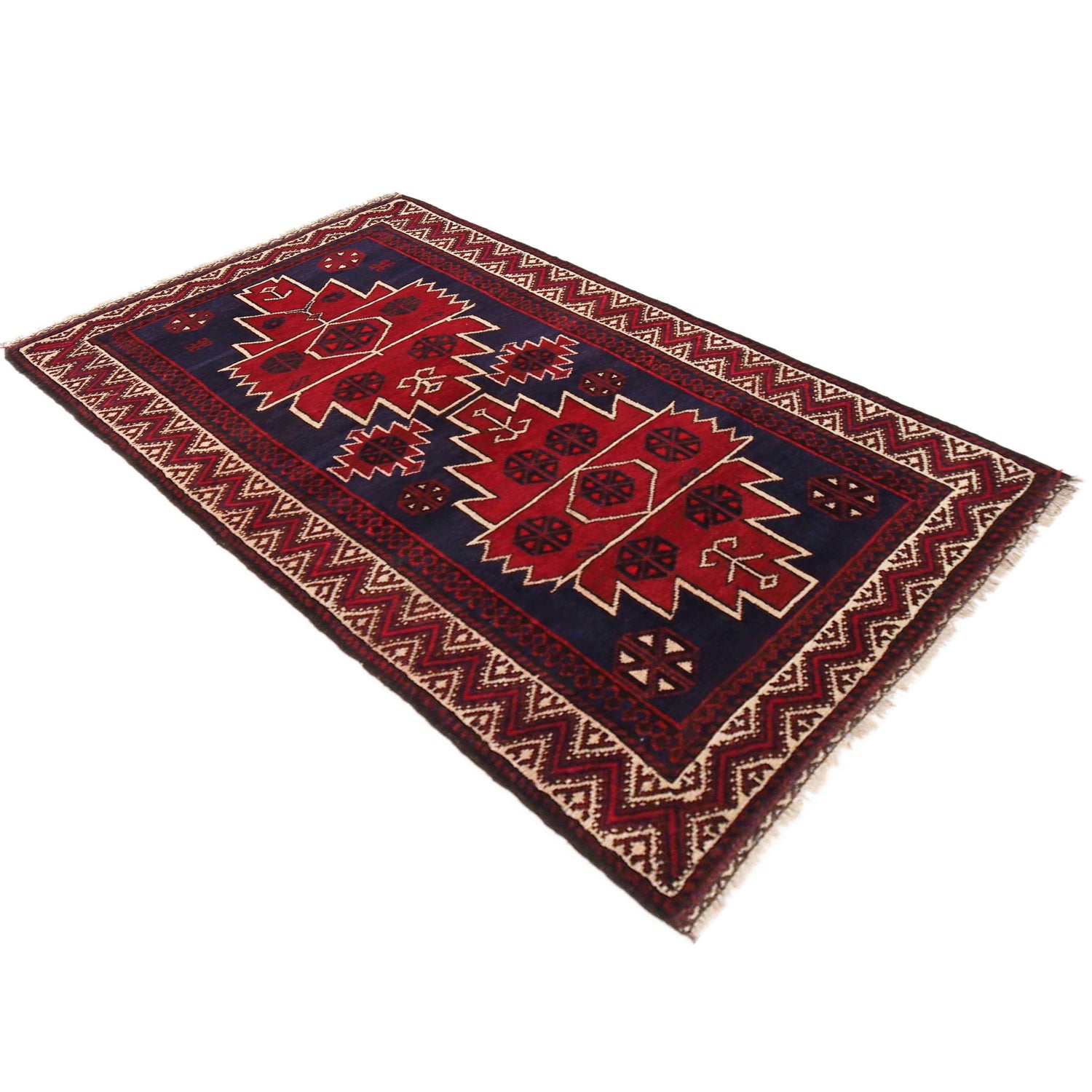 Handmade Baluchi Rug 2' 11" x 4' 9" (ft) - No. W36337