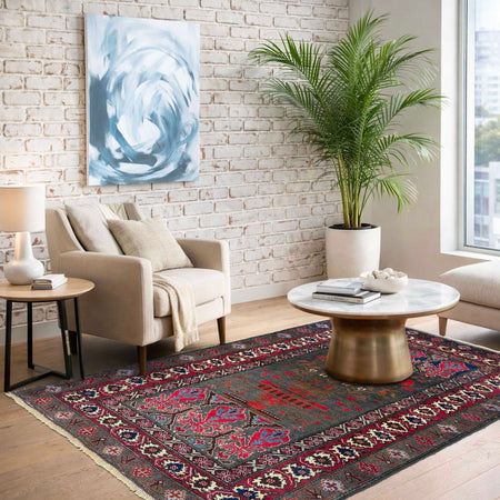 Baluch Small Size Rug 3' 4" x 5' 0" (ft) -No W36338