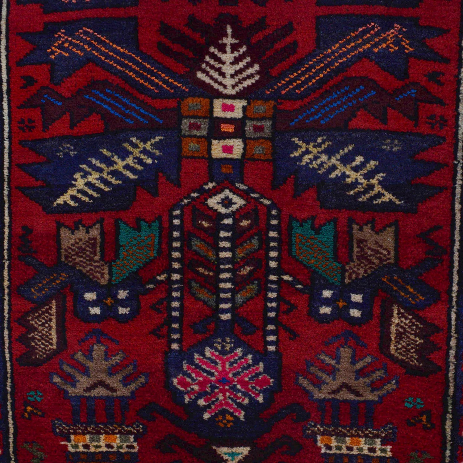 Traditional Baloch Rug 2' 11" x 4' 3" (ft) - No. W36339