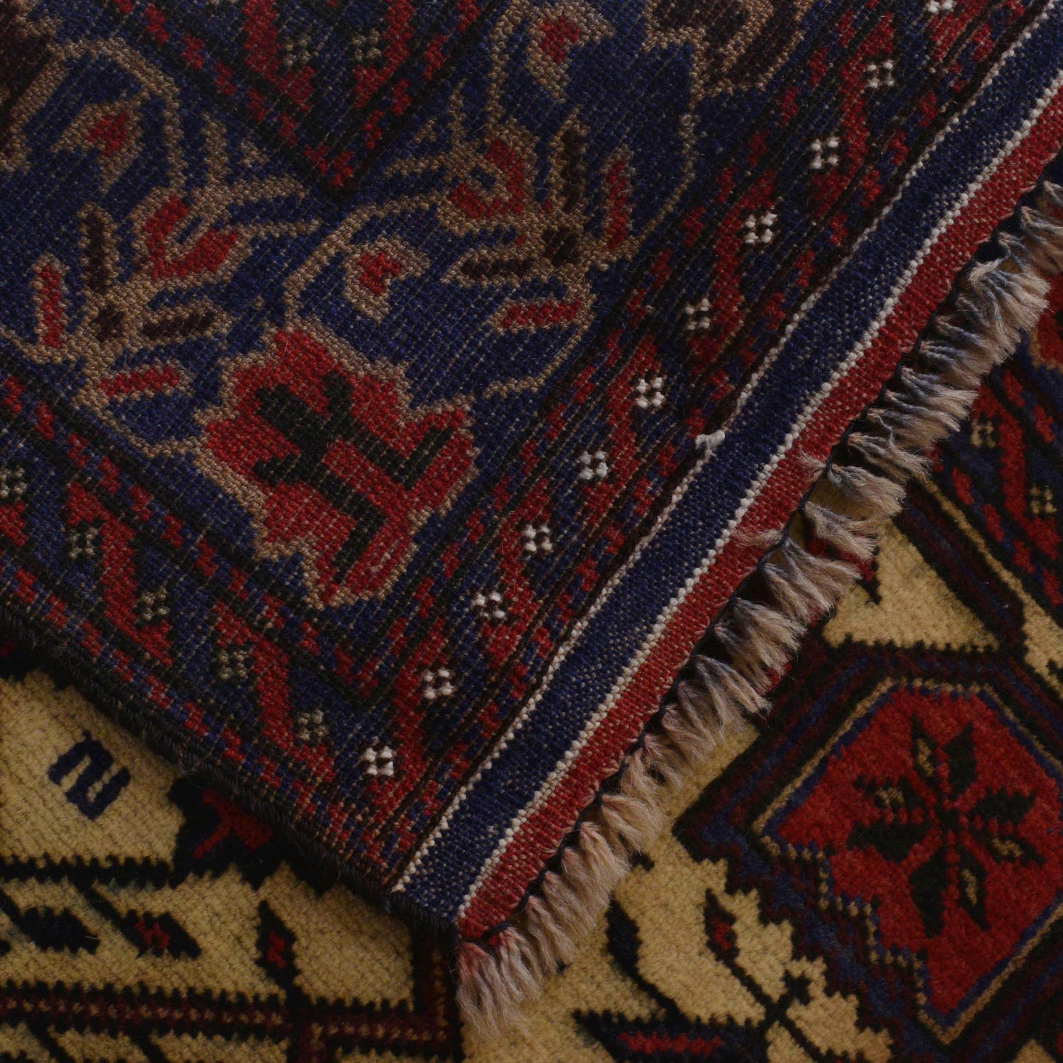 Traditional Baloch Rug 3' 2" x 4' 7" (ft) -No W36344