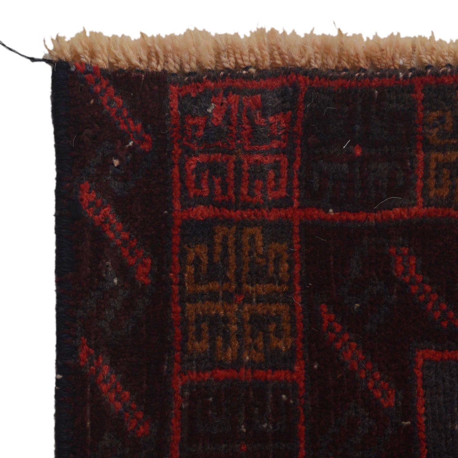 Red Color Baluchi Rug 2' 11" x 4' 10" (ft) -No W36534