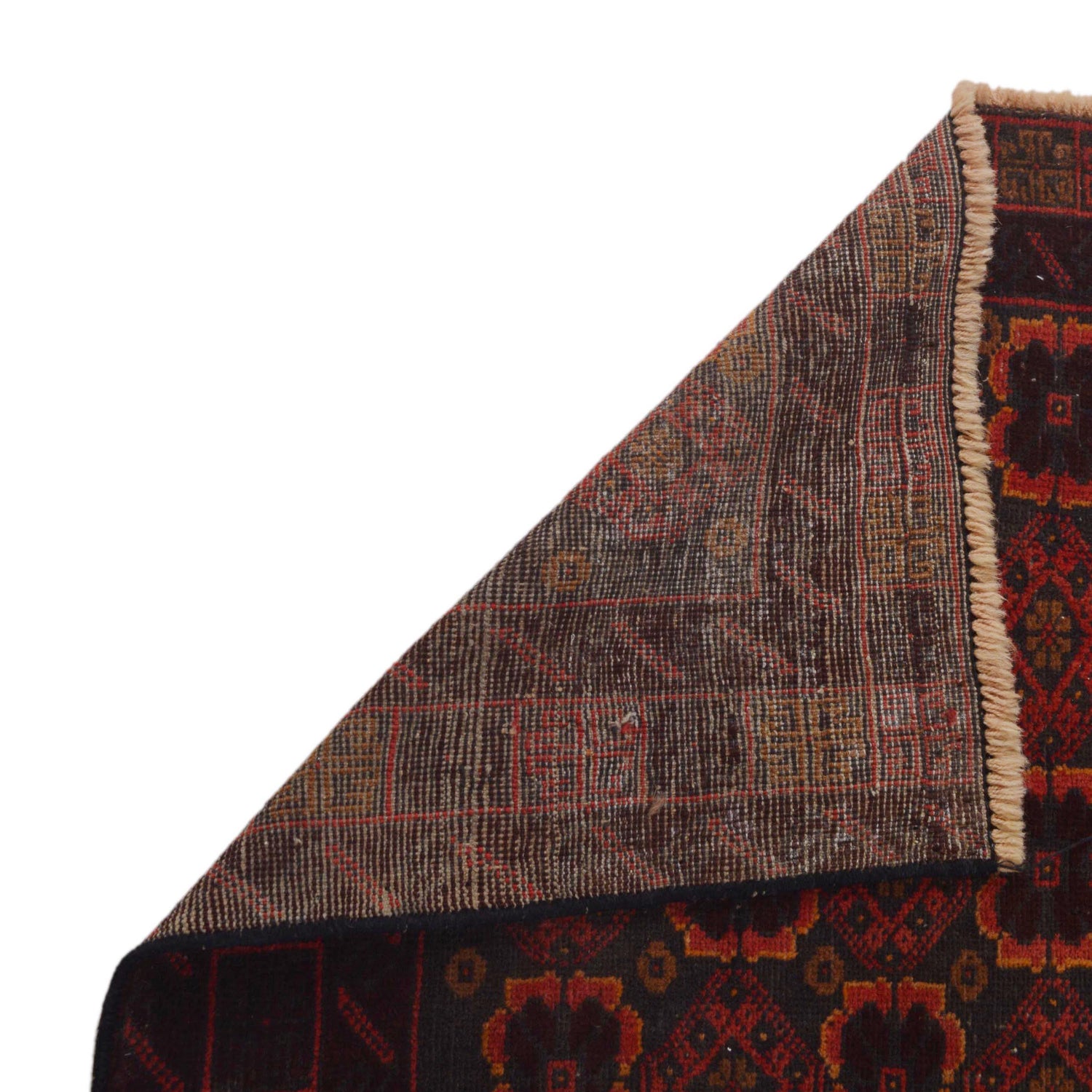 Red Color Baluchi Rug 2' 11" x 4' 10" (ft) -No W36534