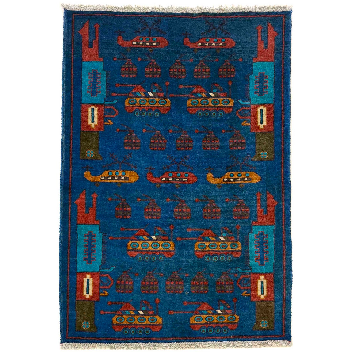 War Rug 2' 9" x 4' 0" (ft) - No. W36559