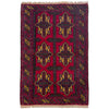 Hand Knotted Baluchi Rug 3' 2" x 4' 9" (ft) -No W36603
