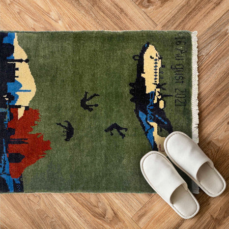 Handmade War Rug 2' 0" x 2' 9" (ft) - No. W36611