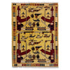 Yellow Color War Rug 2' 2" x 3' 1" (ft) - No. W36613