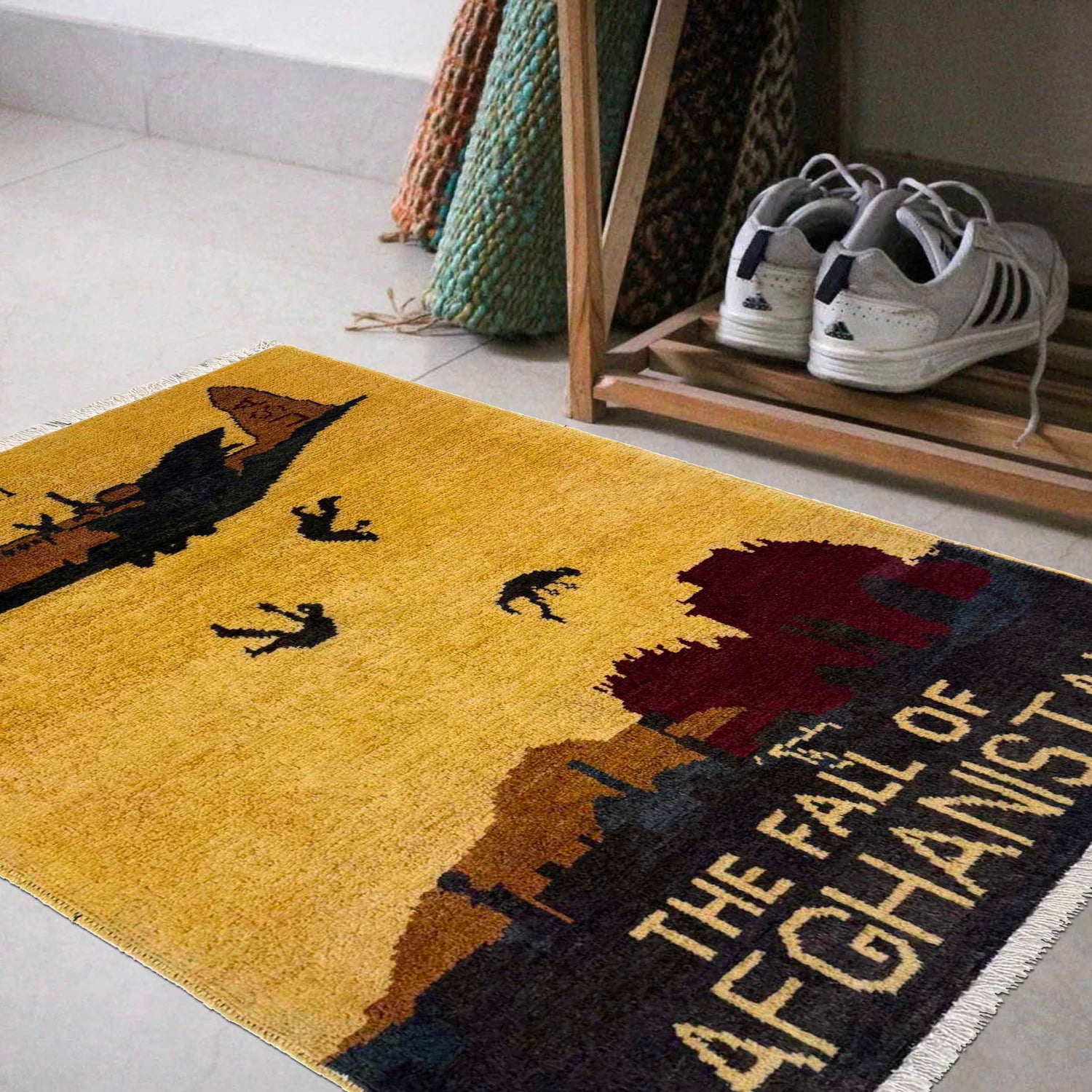 War Rug 2' 0" x 2' 11" (ft) - No. W36616