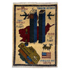 Hand Knotted War Rug 2' 1" x 2' 11" (ft) - No. W36619